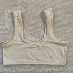 ARQ Cream Seamless Scoop Bralette